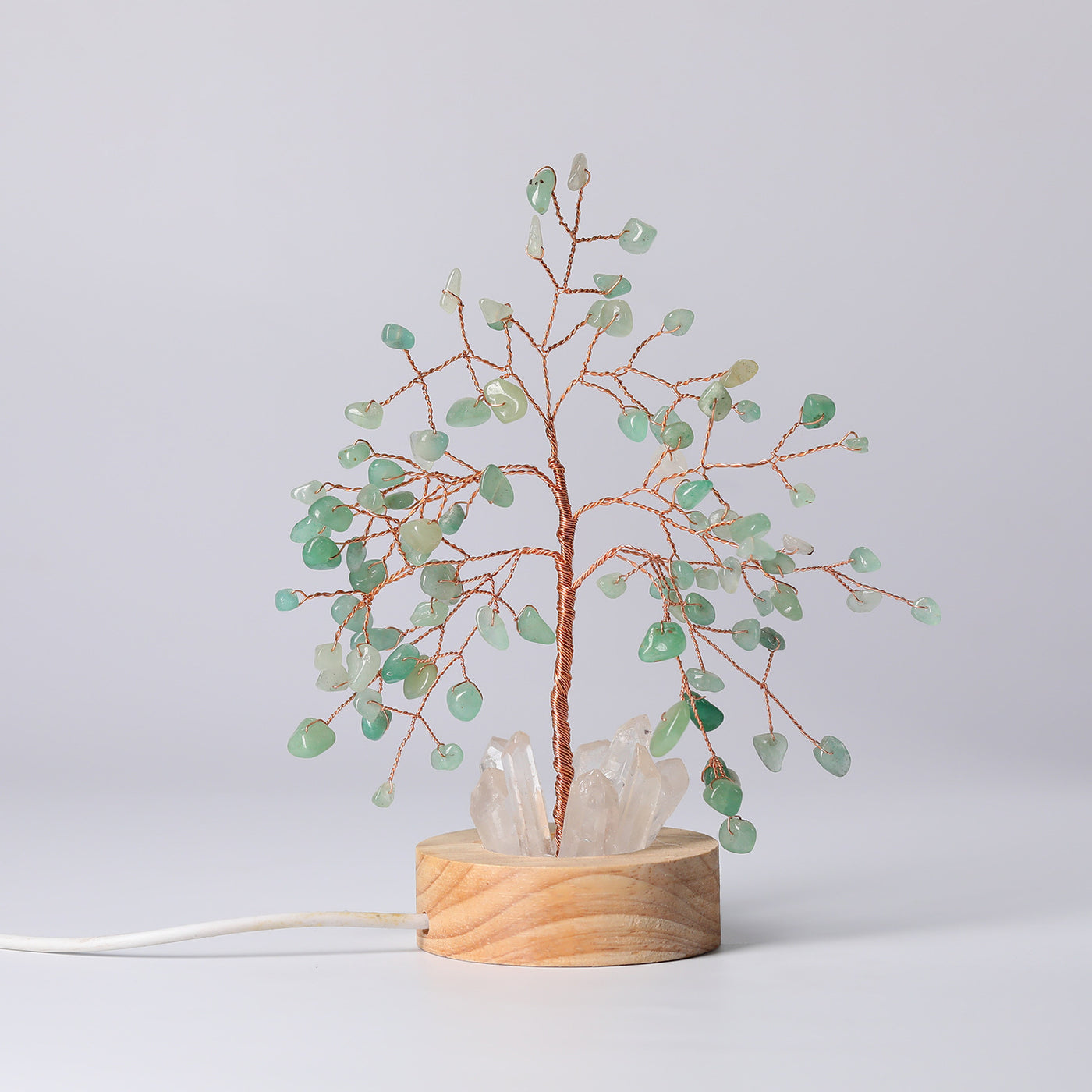Natural Crystal Rich Tree Small Night Lamp Ornaments