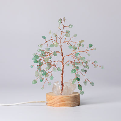 Natural Crystal Rich Tree Small Night Lamp Ornaments